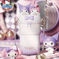 Sanrio 2 in 1 Kuromi & My Melody Steel Kawaii Bottle (550 ml)