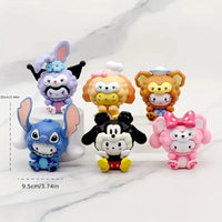 Sanrio Cosplay Ornament Figurines (Set of 6)