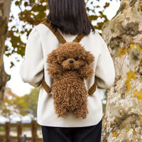 Chongker Realistic Poodle Shaped Backpack