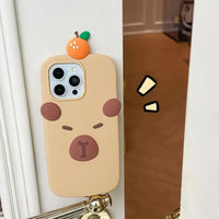 3D Sleepy Bear Phone Case (For iPhones)