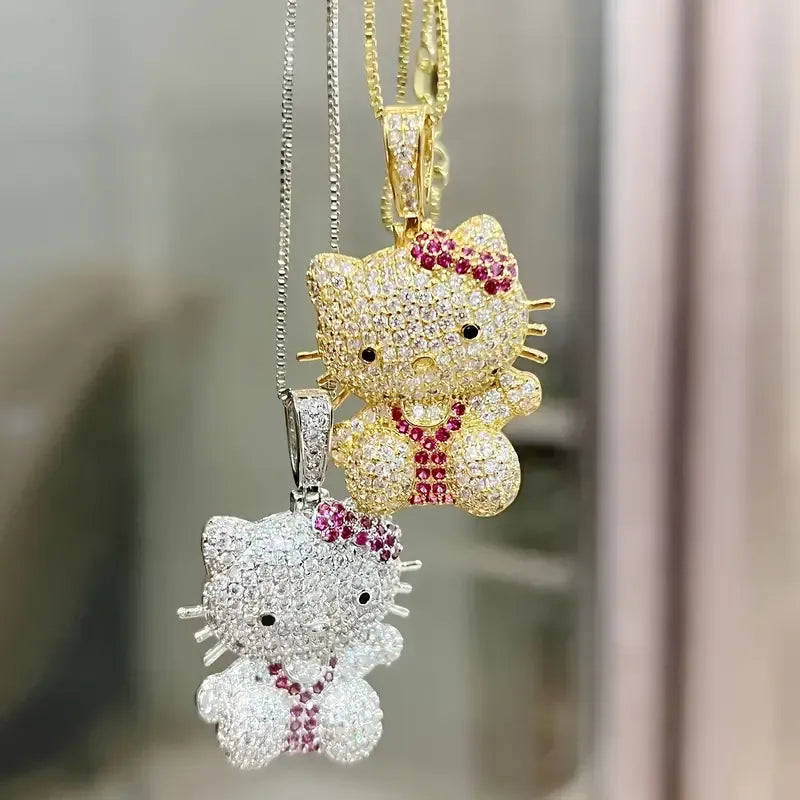 Hello Kitty Rhinestone Pendant