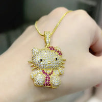 Hello Kitty Rhinestone Pendant