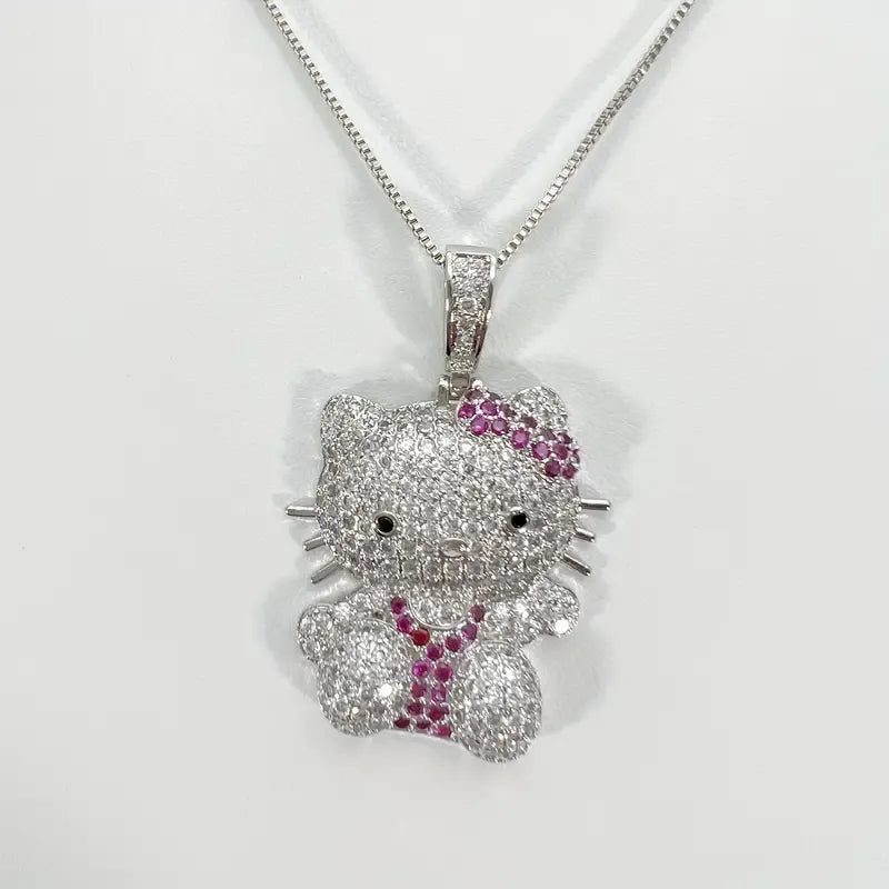 Hello Kitty Rhinestone Pendant