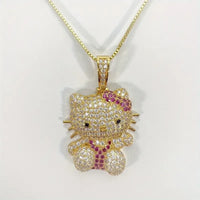 Hello Kitty Rhinestone Pendant