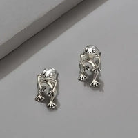 Vintage Frog Stud Earrings