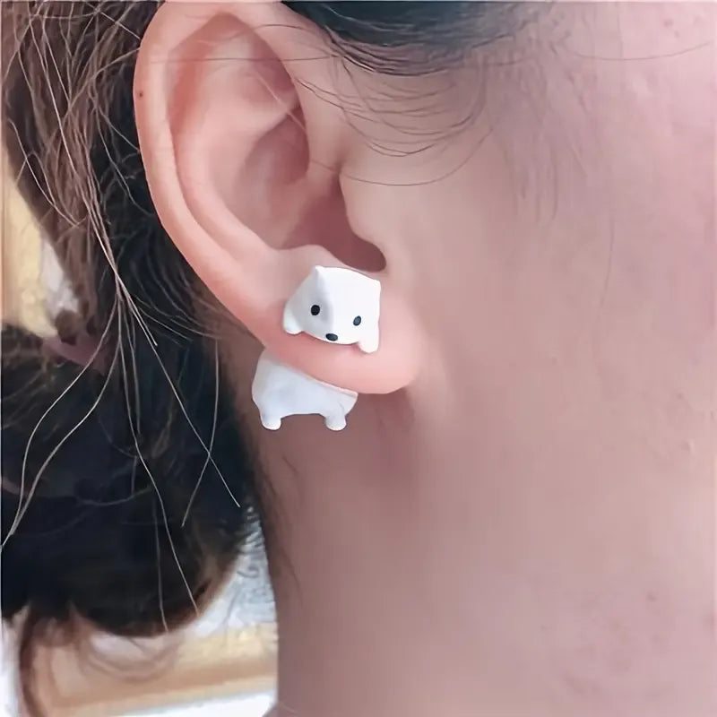 Charming White Bear Magnetic Ear Clip