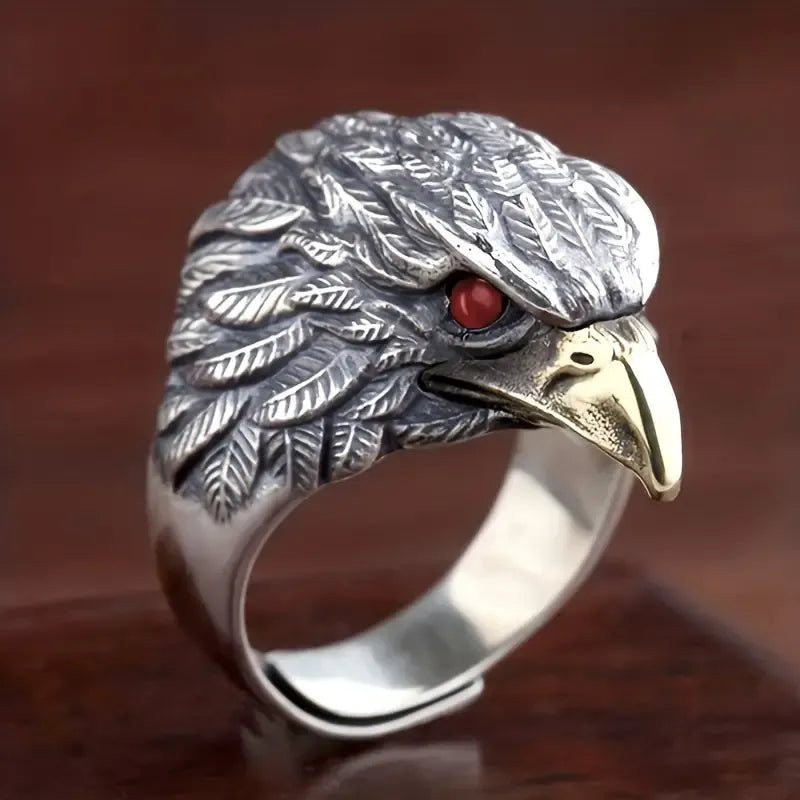 Vintage Eagle Head Ring