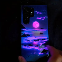 Sunset Beach Glowing Smart Cover (For Samsung)