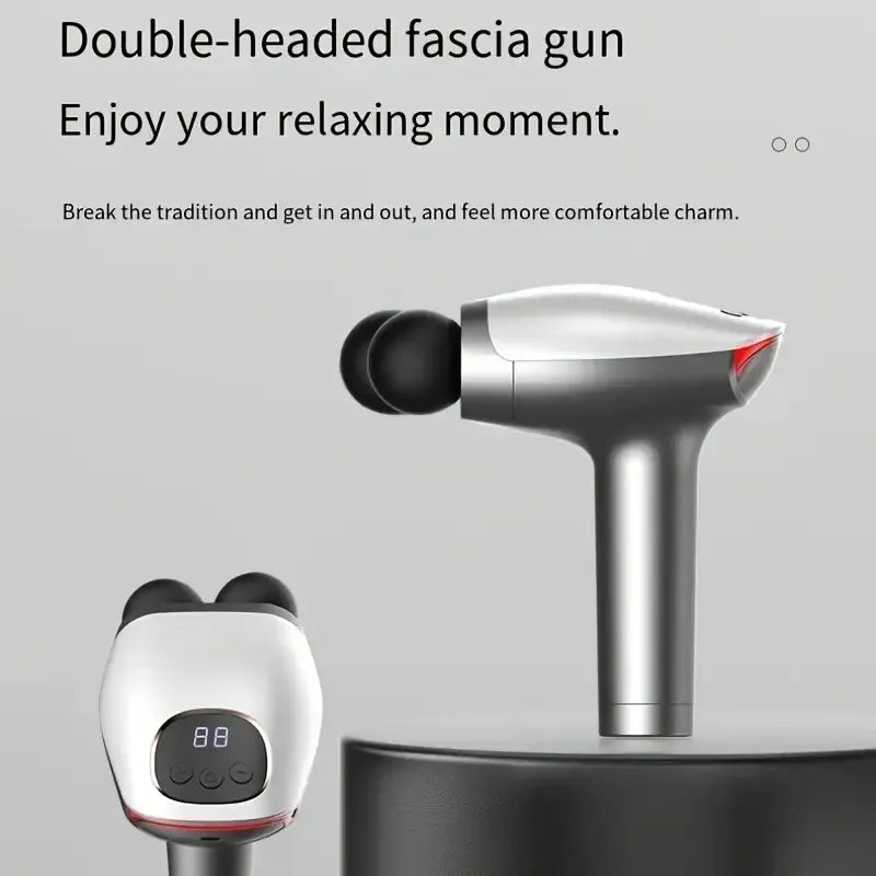 Fascia Double-Headed Electric Massage Gun