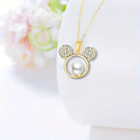 Chic Mickey Pearl Pendant