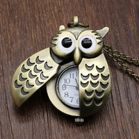 Vintage Mini Night Owl Pocket Watch