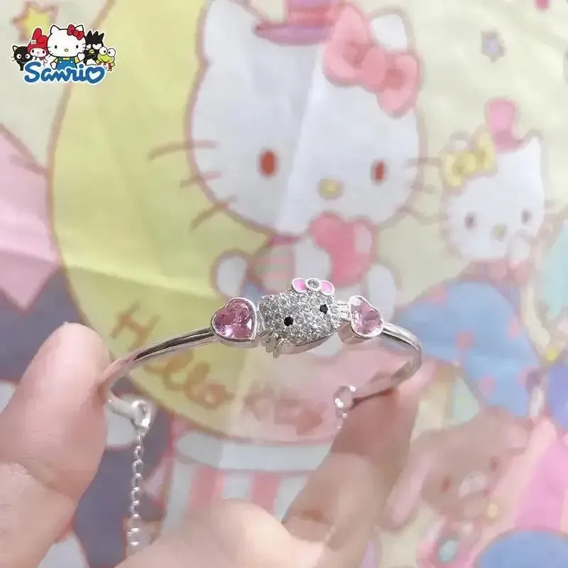 Elegant Hello Kitty Charm Bracelet