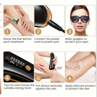 LYSMOSKI IPL Pulse Light Hair Removal Device