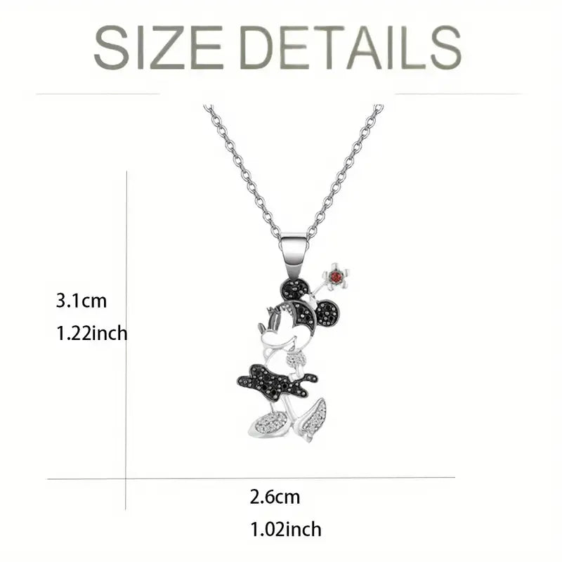 Whimsical Minnie Mouse Pendant