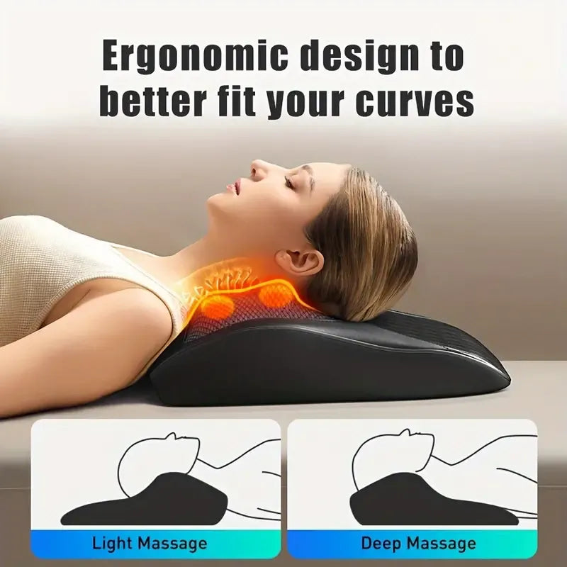 Heated 3D Kneading Massage Pillow