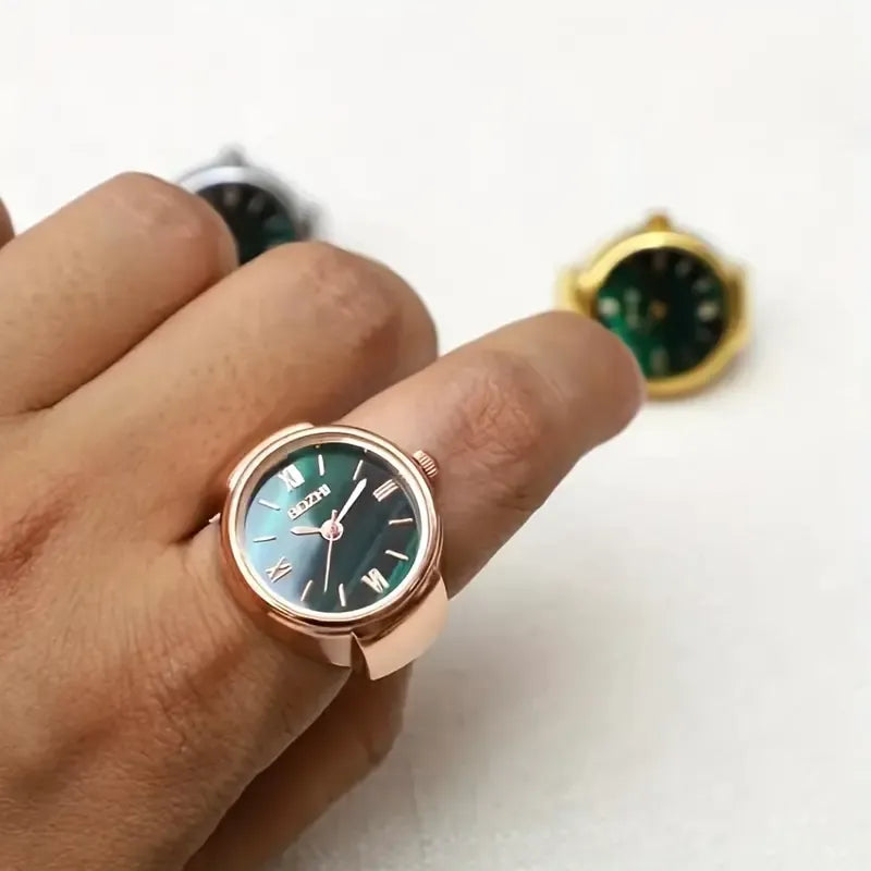 Luxurious Mini Watch Ring