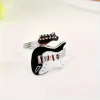 Punk Guitar Shaped Ring