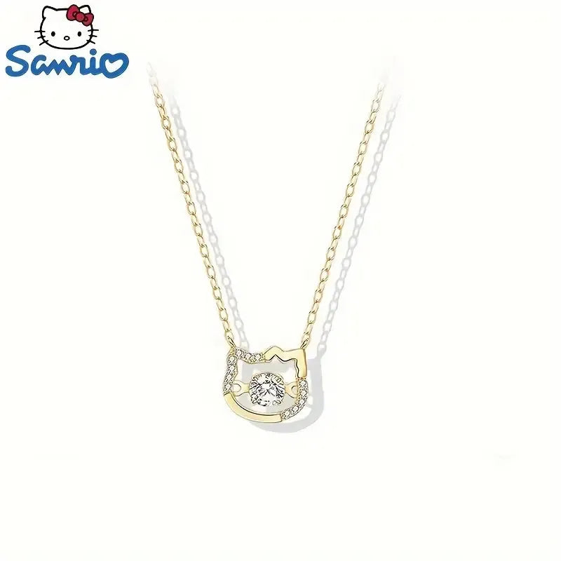 Hello Kitty Golden-Tone Pendant