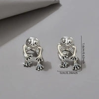 Vintage Frog Stud Earrings