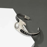 Punk Wrench Shape Cuff Bracelet