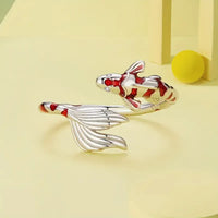 Lucky Red Koi Fish Ring