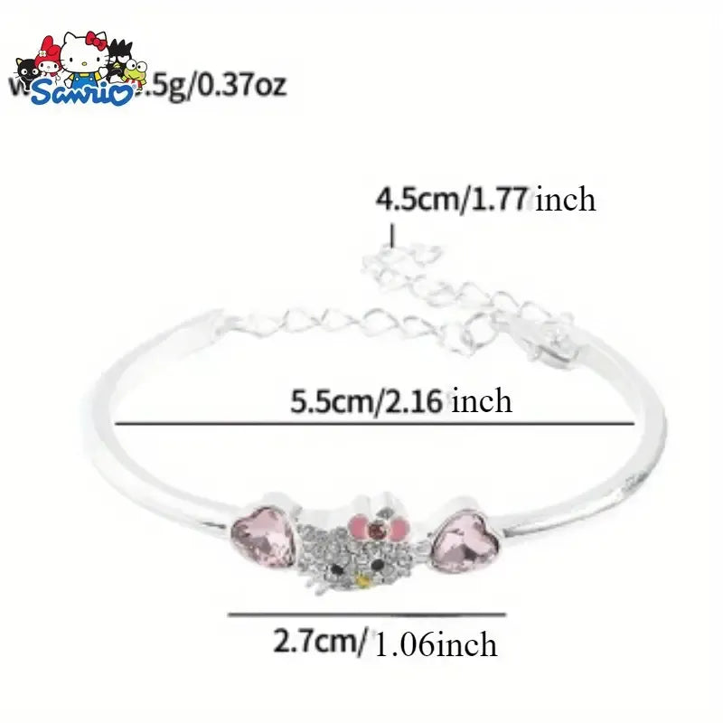 Elegant Hello Kitty Charm Bracelet