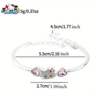 Elegant Hello Kitty Charm Bracelet