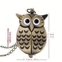 Vintage Mini Night Owl Pocket Watch