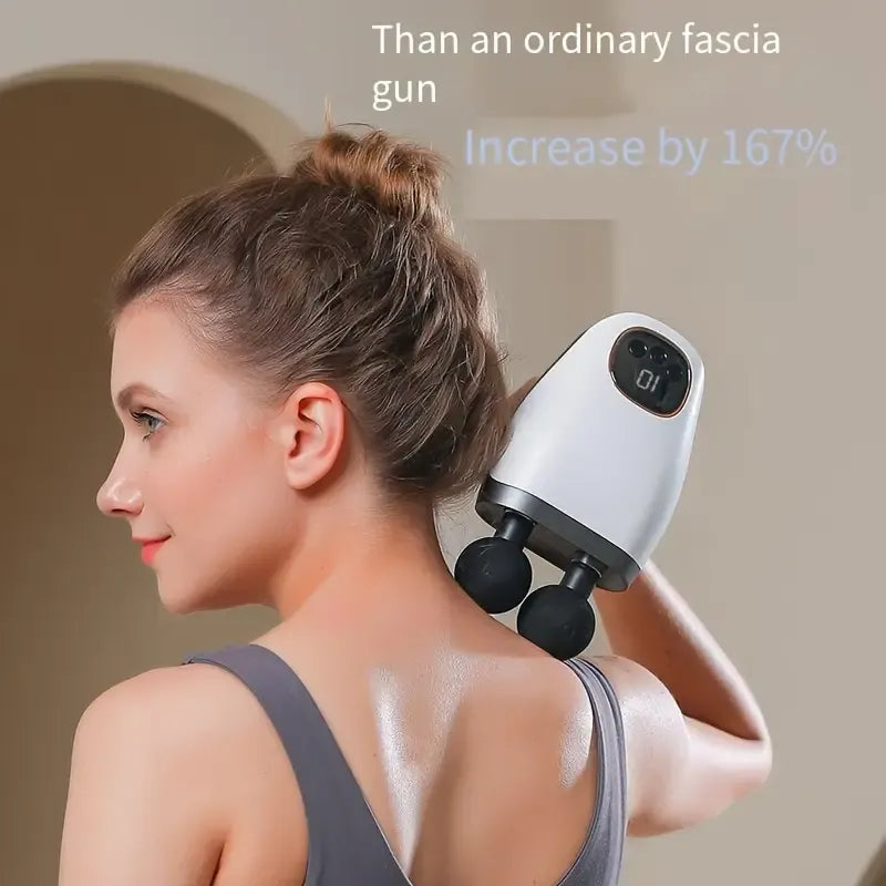 Fascia Double-Headed Electric Massage Gun