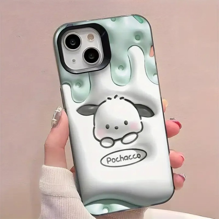 Charming 2D Pochacco Phone Case (For iPhones)