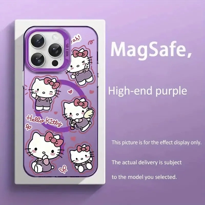 Adorable Hello Kitty Magnetic Phone Case (For iPhones)