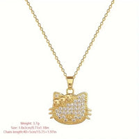 Gorgeous Hollow Hello Kitty Necklace