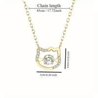 Hello Kitty Golden-Tone Pendant