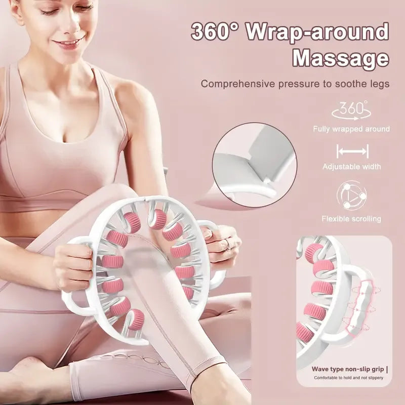 12-Wheel 360° Yoga Fitness Wheel Massager