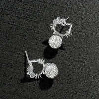 Dazzling Hello Kitty Stud Earrings