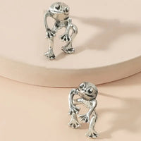 Vintage Frog Stud Earrings