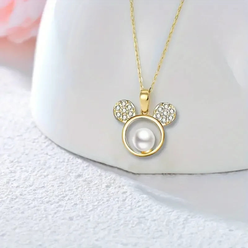 Chic Mickey Pearl Pendant