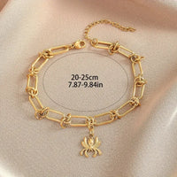 Golden Spider Stainless Steel Bracelet