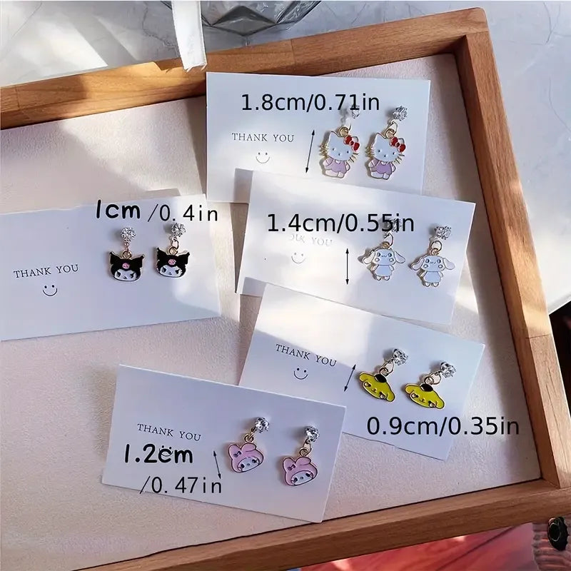 Adorable Sanrio Character Earrings