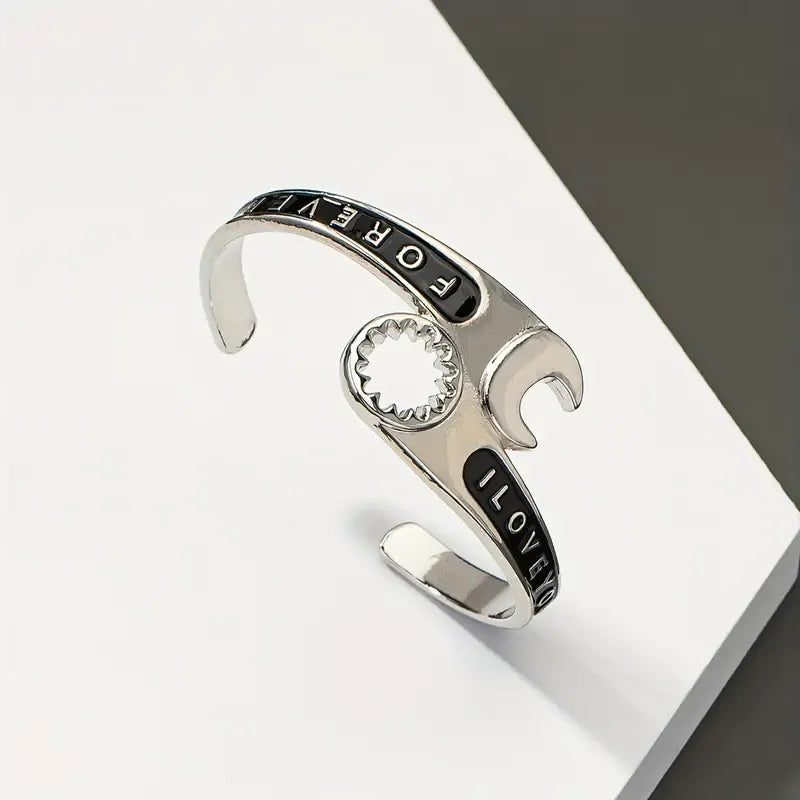 Punk Wrench Shape Cuff Bracelet