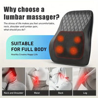 Heated 3D Kneading Massage Pillow