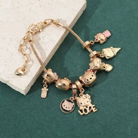 Dazzling Hello Kitty Zinc Alloy Bracelet