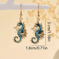 Stunning Seahorse Dangle Earrings