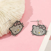 Charming Hello Kitty Dangle Earrings