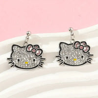 Charming Hello Kitty Dangle Earrings