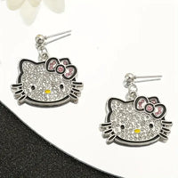 Charming Hello Kitty Dangle Earrings