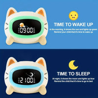 Adorable Cat Sleep Trainer Alarm Clock