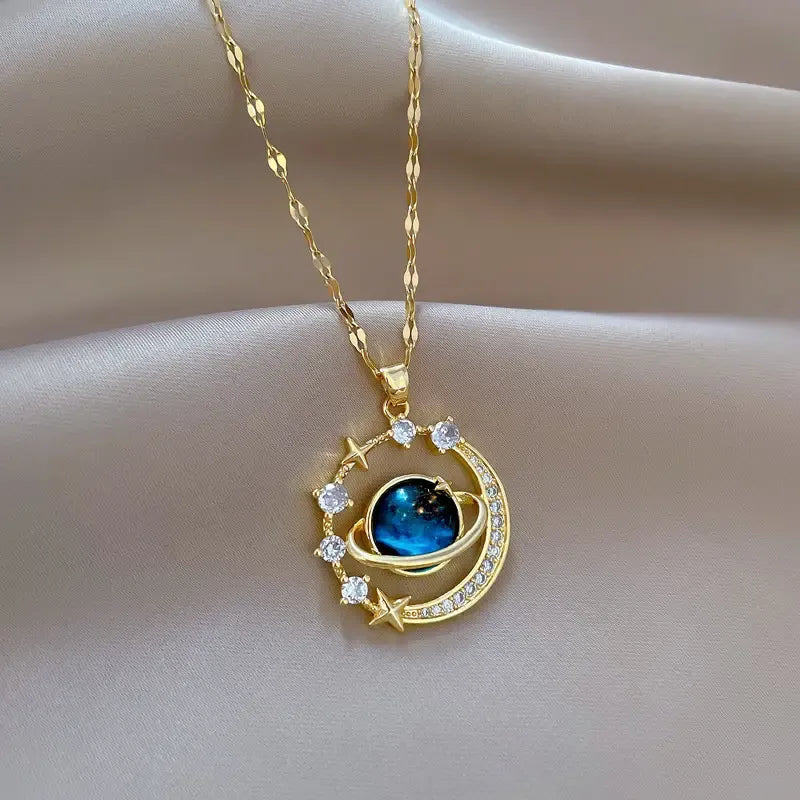 Shimmering Celestial Pendant