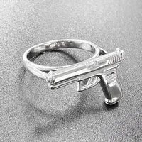 Retro Punk Pistol Ring