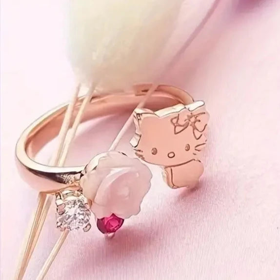 Hello Kitty Rose Ring